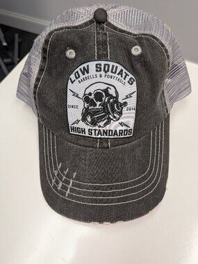 Barbells And Ponytails "Heavy Metal" Classic Mesh Baseball Hat NEW